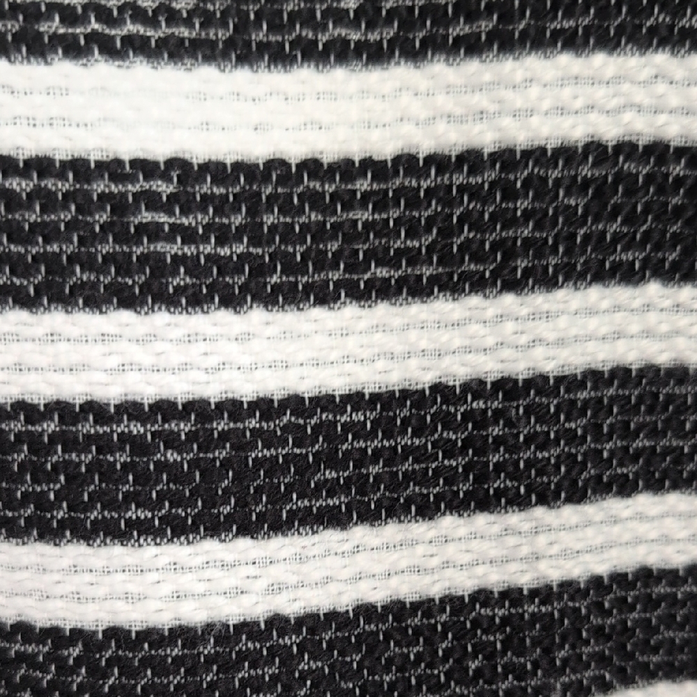 Maurices Black and White Striped Knit Jacket - Picture 5 of 9